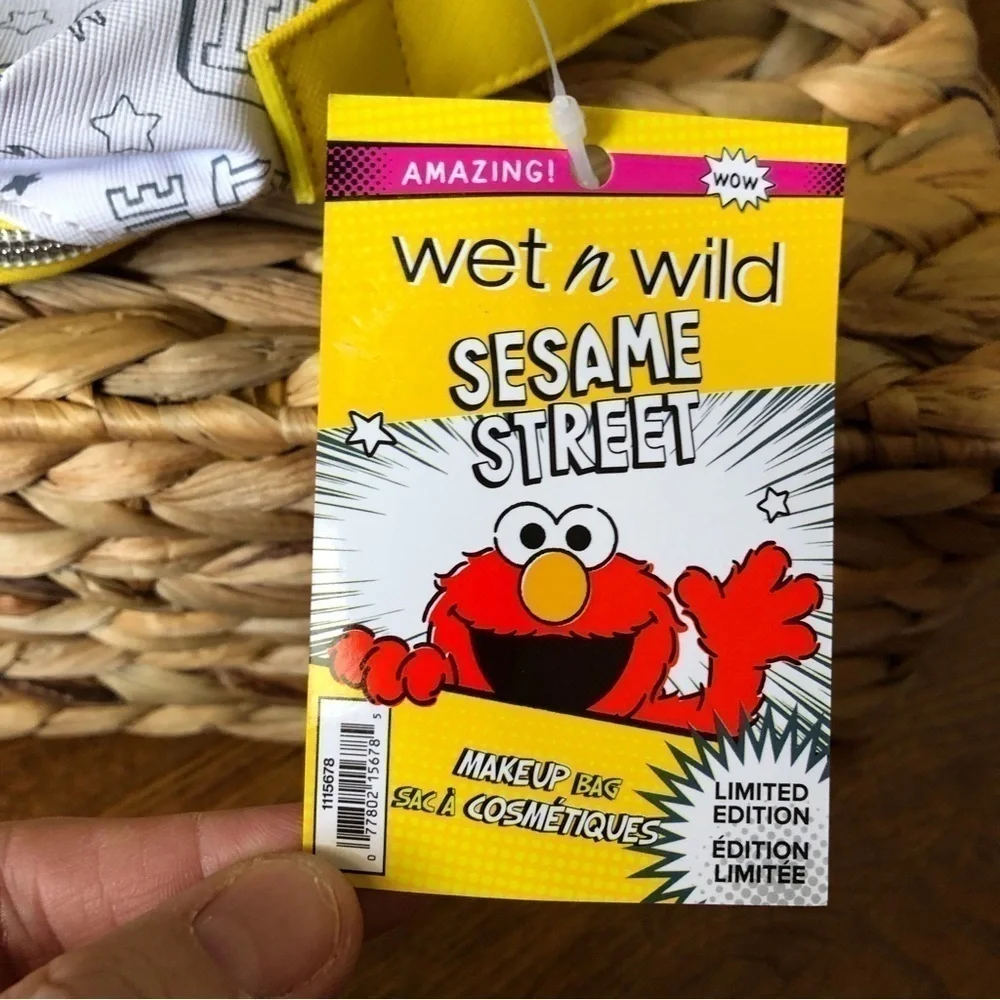 Wet n wild x Sesame Street limited edition zip around make up bag